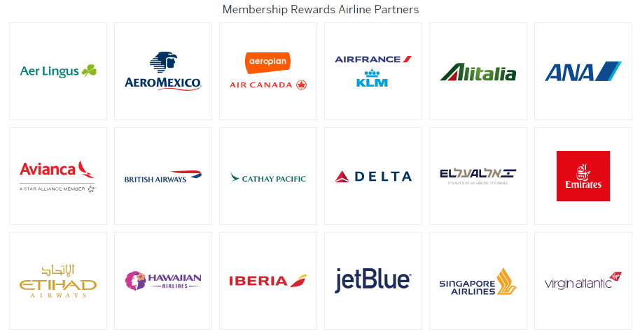 Amex membership rewards transfer partners 